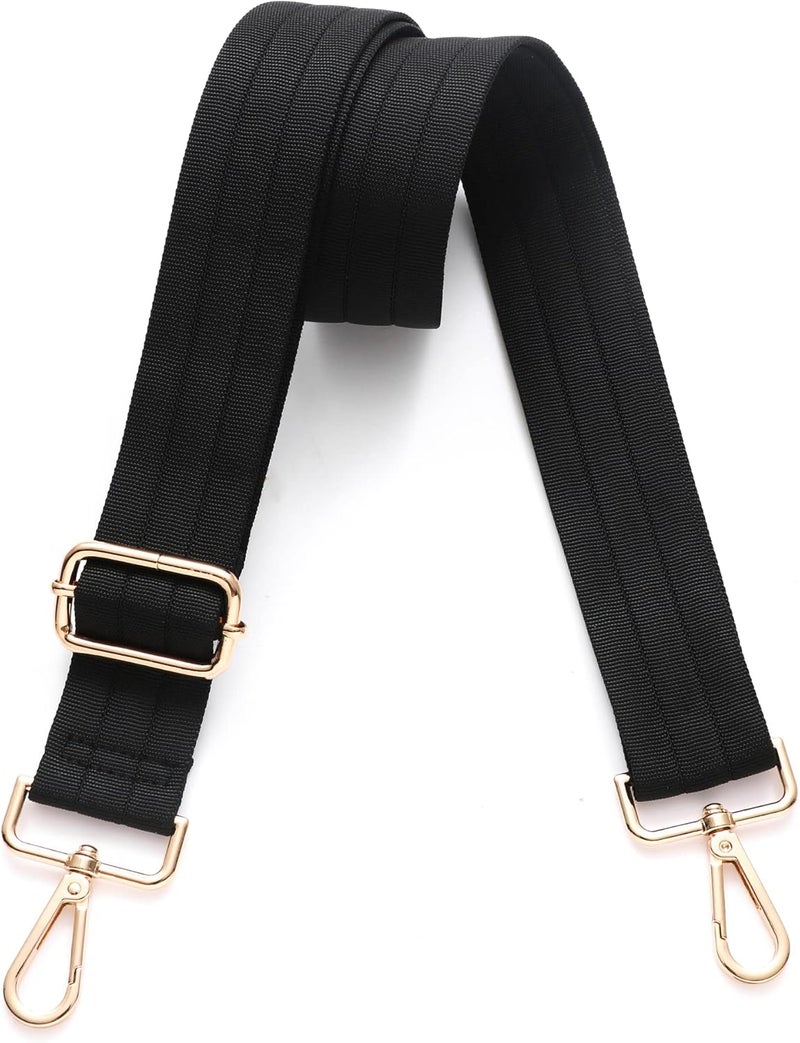 S-Jacorry Purse Strap Replacement Crossbody Wide Shoulder Strap Adjustable Canvas Straps Handbag Strap Replacement Belts - Image 1